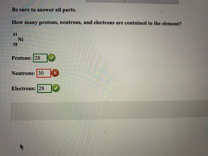 Periodic proprofs electrons compounds protons neutrons valence