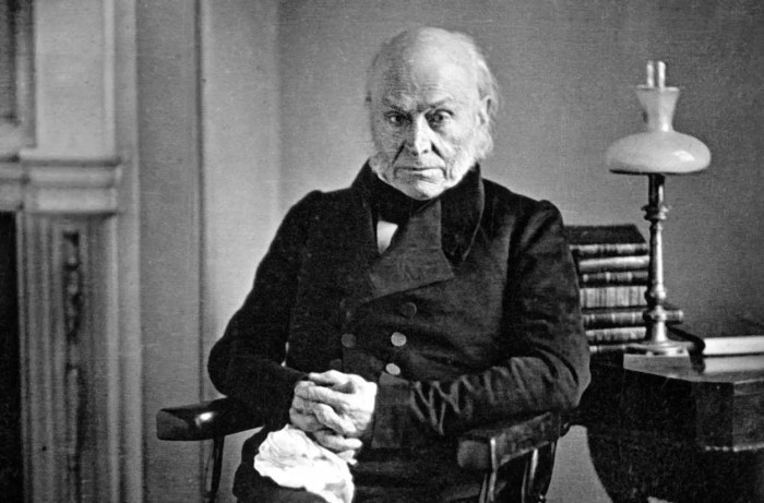 Bad things john quincy adams did