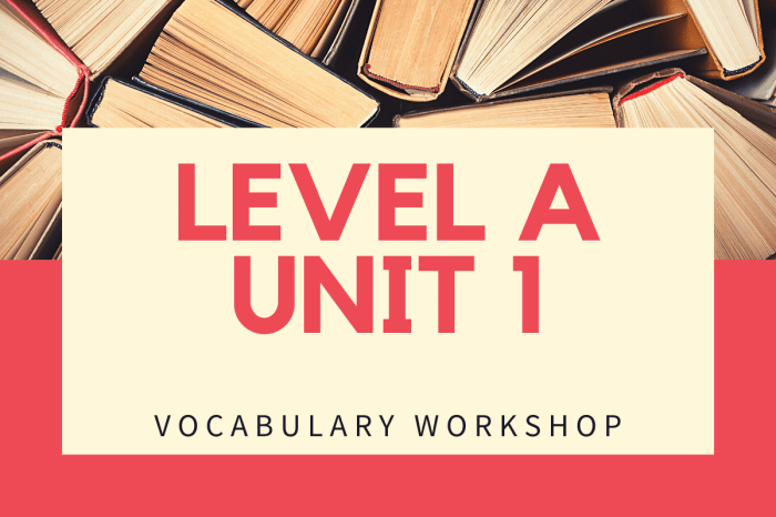 Vocab workshop level f unit 4