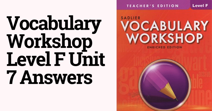 Vocab workshop level f unit 4