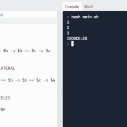 Lab 7-1 scripting in the bash shell