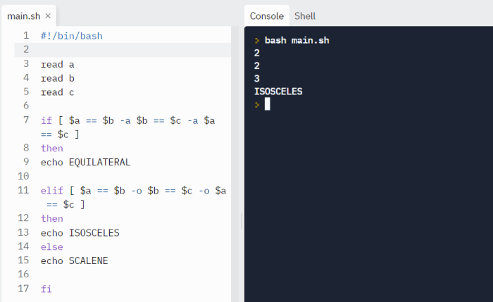 Lab 7-1 scripting in the bash shell