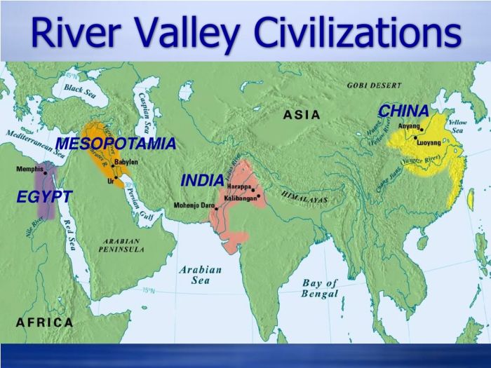 Civilizations map ancient river valley civilization rivers where major history yellow maps showing indus early tigris euphrates nile mesopotamia banks