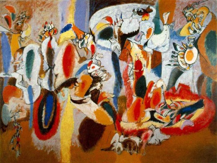 Arshile gorky the liver is the cock's comb