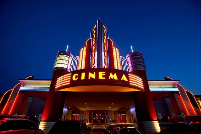 Wesley is in a movie theater with no windows