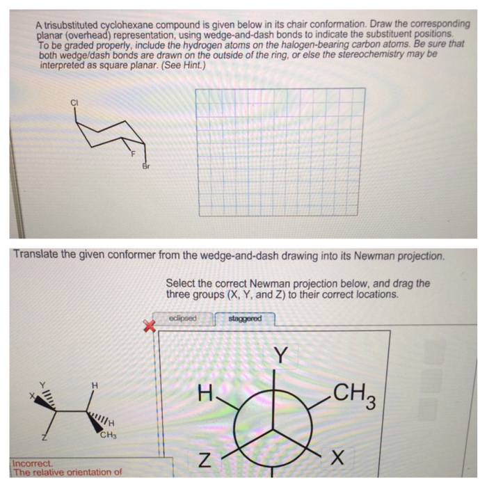 A trisubstituted cyclohexane compound is given